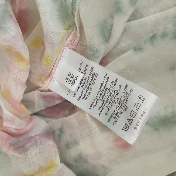 NEW!  UO Urban Outfitters Head in the Cloud Tie Dye Dress Pink Mint Yellow - Picture 12 of 14